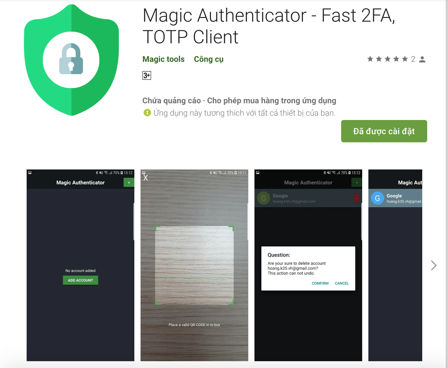 Android Magic Authentication